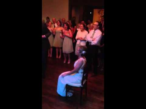 Singing to bride