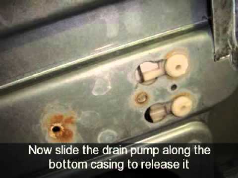 how to drain hotpoint washing machine