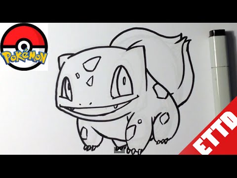 How to Draw Pokemon – Bulbasaur – Easy Things To Draw