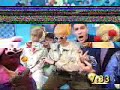 The Beastie Boys' appearance on the British television show, The Big Breakfast, back in 1994. The Beasties are joined by one of The Big Breakfast's presenters, Mark Little, and puppets, Zig and Zag, inside the bathroom. MCA is dressed like his Sir Stewart Wallace character from the 