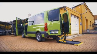 Elektrohydraulická plošina - E-SERIES ve voze MERCEDES SPRINTER