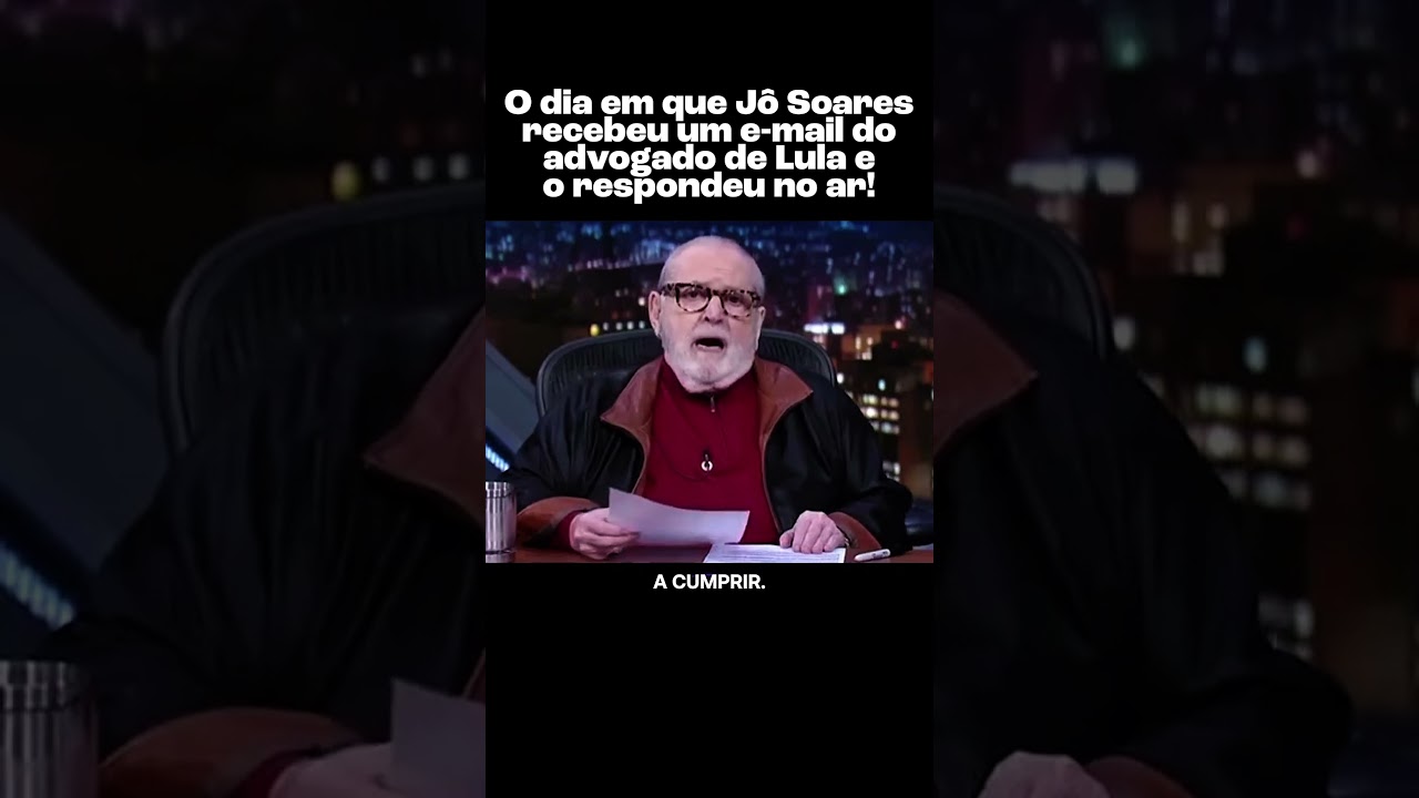 Jô Soares responde advogado do Lula