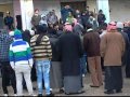 مسيرة في مخيم الحصن لدعم الشعب السوري