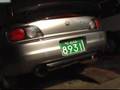 S2000 with Invidia test pipe and stock cat