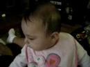Jordyn giving a raspberry