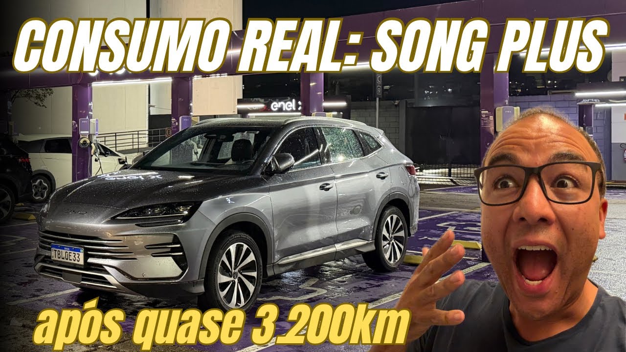 CONSUMO REAL INACREDITÁVEL: BYD Song Plus 2026 após quase 3.200km