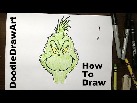 how to draw the grinch