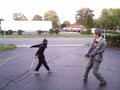 Old Man Fights Ninja