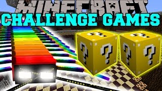 Minecraft: RAINBOW CENTIPEDE CHALLENGE GAMES - Lucky Block Mod - Modded Mini-Game