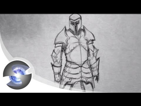 how to draw armor