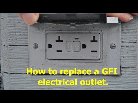 how to repair a gfci plug