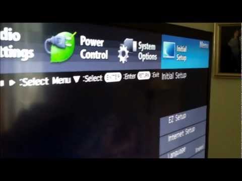 how to remove k from sharp tv
