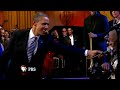 US President Barack Obama is persuaded by blues legend Buddy Guy to sing a few lines of Sweet Home Chicago with BB King at a White House blues festival. . Report by Mark Morris. Like us on Facebook at www.facebook.com and follow us on Twitter at twitter.com
