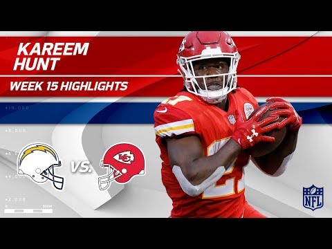 Video: Kareem Hunt Takes OVER w/ 206 Total Yards & 2 TDs! | Chargers vs. Chiefs | Wk 15 Player Highlights