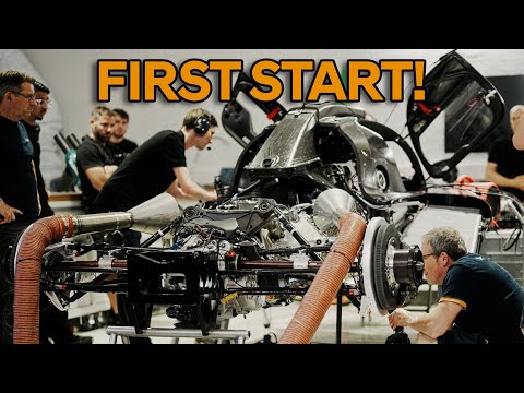 First Fire-Up of the GMR‑001 Hypercar