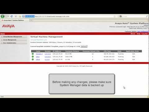 how to patch avaya system platform