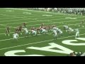 Ryan Mallett Play Action Fake Touchdown Throw 11-21-09