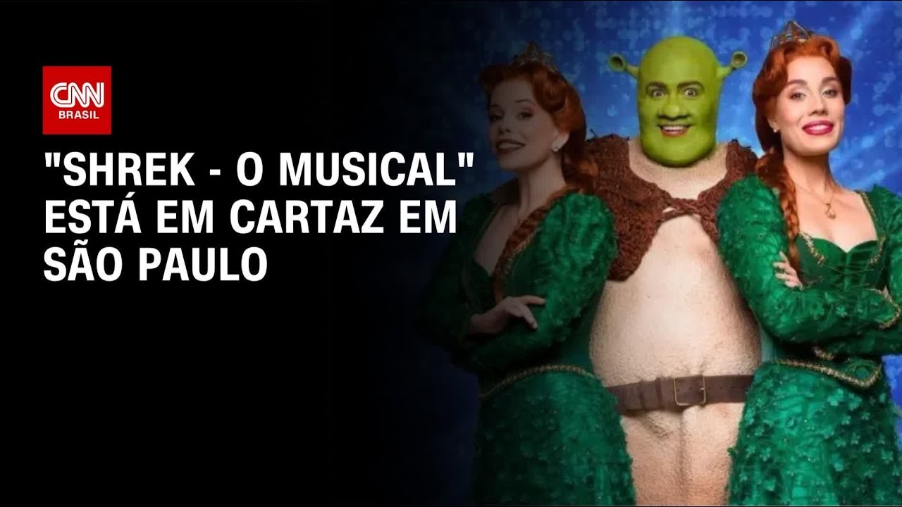 Tiago Abravanel vive Shrek em musical que estreia em SP | LIVE CNN