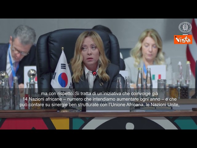 Piano Mattei, Meloni al G20: I risultati che sta producendo sono fatti