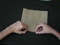 Tutorial de Origami - Pantalon Tutorial de Origami - Pantalon