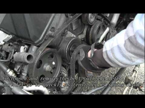 how to fit corsa b fan belt