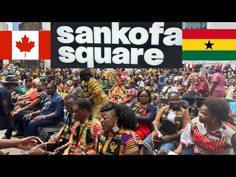 Sankofa Square Naming Ceremony In Toronto Canada | Toronto Attractions