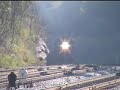 two old csx ges battle it out at the summit of the allegeny
