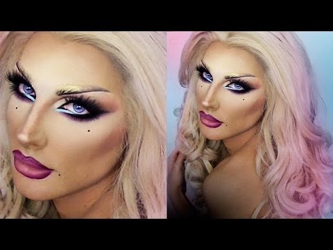 dragqueen - Hi guys I am finally back with a drag makeuptutorial :) hope u guys will like it :) Wig From: Weaves By Wilma Styling: Giuseppe Porcedda Contact Lenses: Desi...