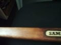 Woodburned and carved gun stock 2008