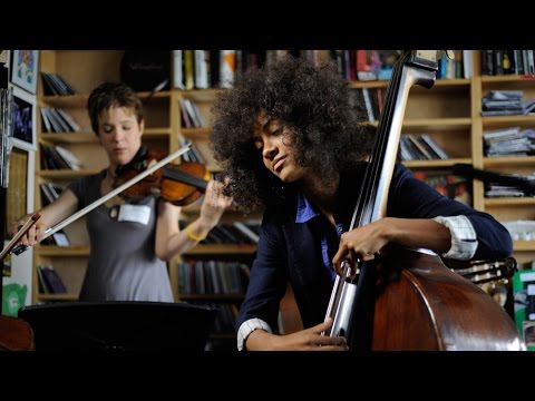 tiny desk concert - The bassist and vocalist Esperanza Spalding conceived of Chamber Music Society as an intimate experience, a close musical exchange between a small group of f...