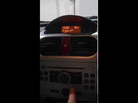 how to remove a corsa c cd player