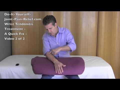 how to treat tendonitis in wrist