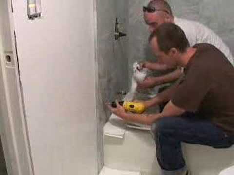how to install cw shower door