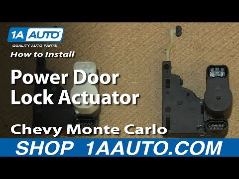 How To Install Replace Power Door Lock Actuator 2000-07 Chevy Monte Carlo