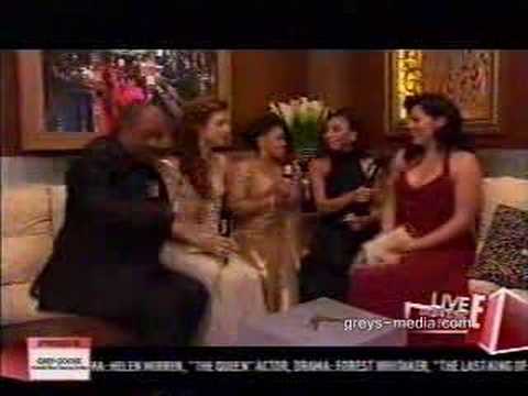Grey's- Golden Globe 2007- interviews