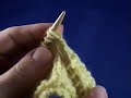 Knit Two Together (k2tog)