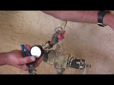 how to adjust house water pressure