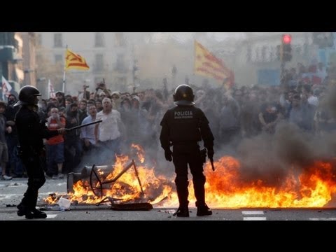 Generalstreik und Proteste in Spanien