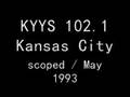 KYYS 102.1 Kansas City, May 1993