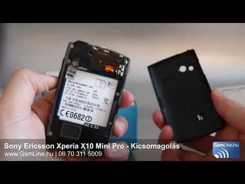 Sony Ericsson XPERIA X10 mini pro teszt vide�