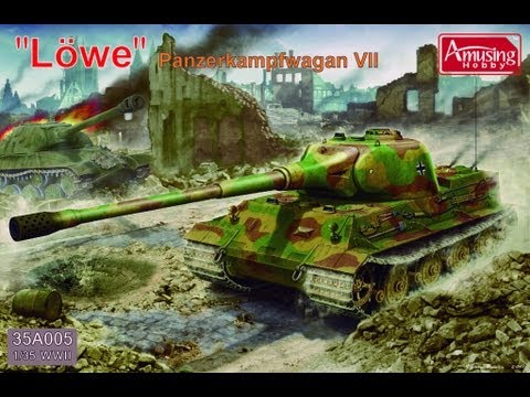 Unboxing - Löwe (PzKpfw VII - VK7201) from Amusing Hobby