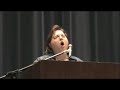 Shirley Stewart Burns singing at ASA 2008