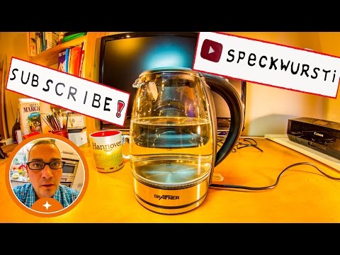 🔴 TEST  WASSERKOCHER:  Grafner Glas-Wasserkocher - Thomas Philipps -  ... 🙂🌍🙂