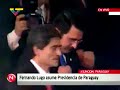 paraguay fernando lugo asume la presidencia paraguaya