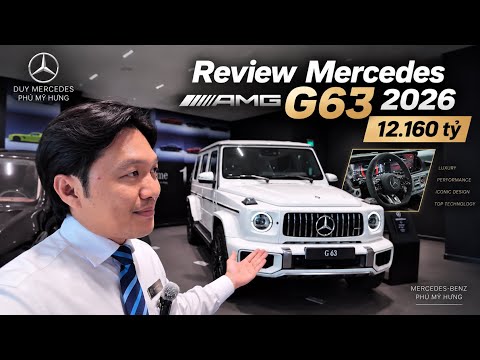 Mercedes AMG G63 2026 đầu tiên tại Việt Nam giá bán hơn 12 tỷ đồng | Duy Mercedes Phú Mỹ Hưng