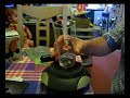 Leviton floating magnetic spinning top demo