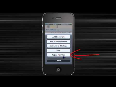 how to adjust zoom in safari