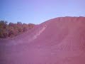 raptor 350 catchin air off of the top of the coal hill
