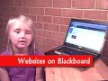 1st Grader, Sara, Explains Blackboard