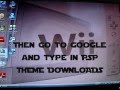 How to put Themes on your PSP
